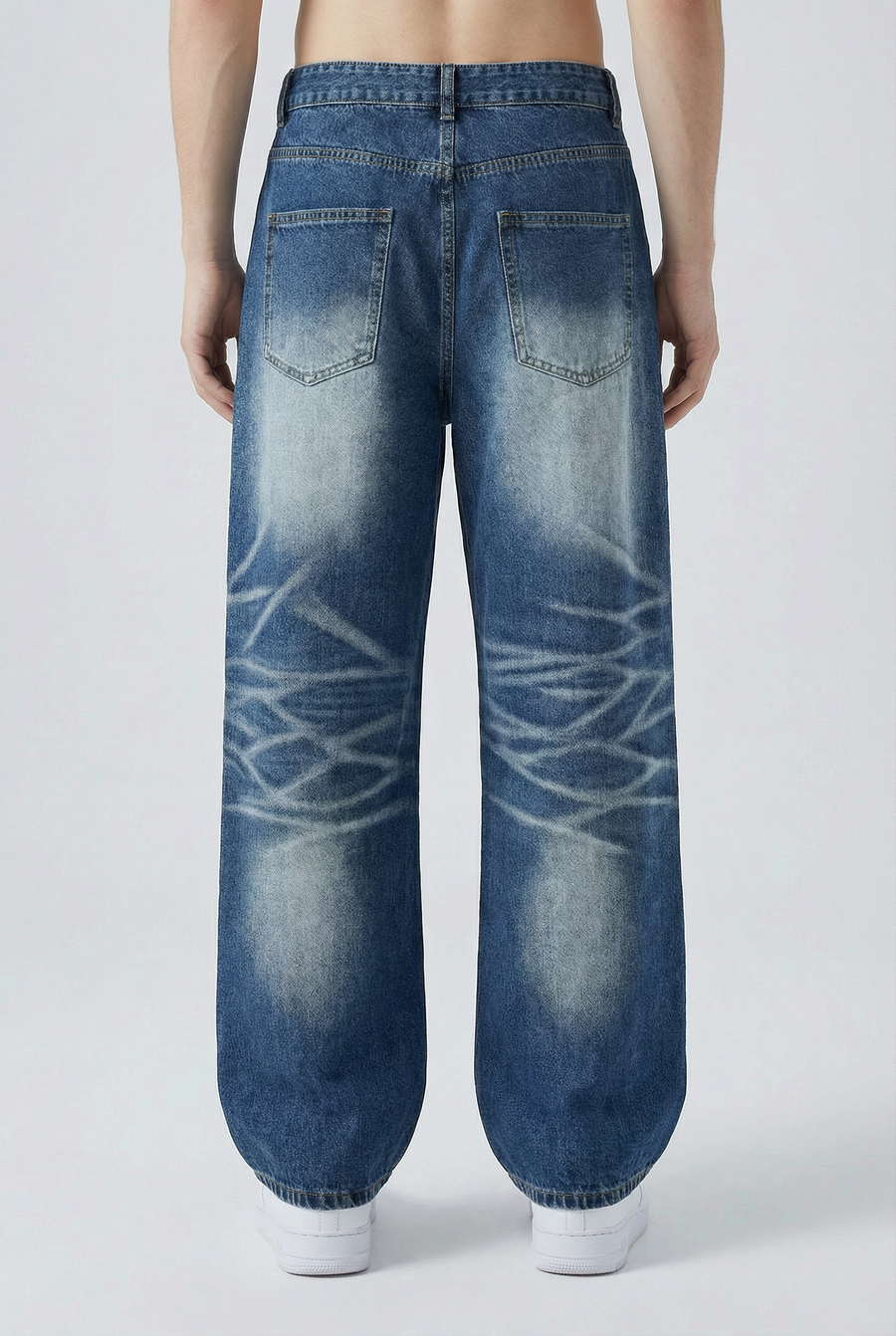 Deep Arc Jeans Side view | Weezy