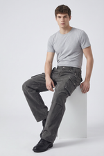 Slate Utility Cargos Back view | Weezy