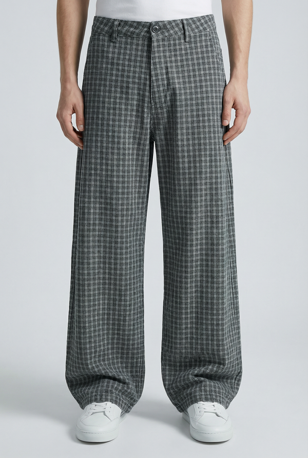 Stone Grid Trousers