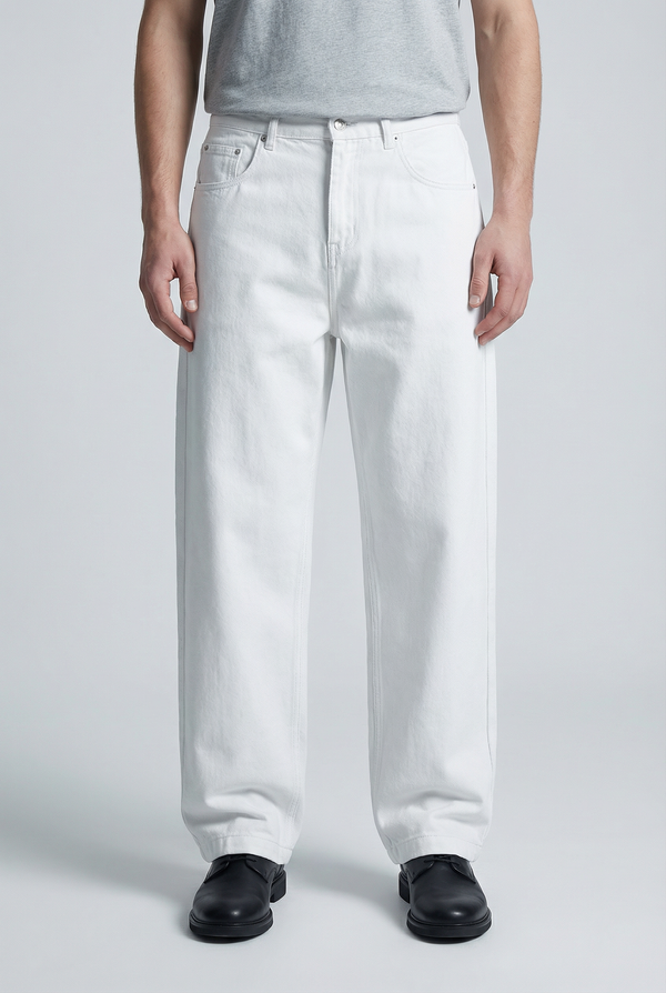 Bone Column Jeans Front view | Weezy