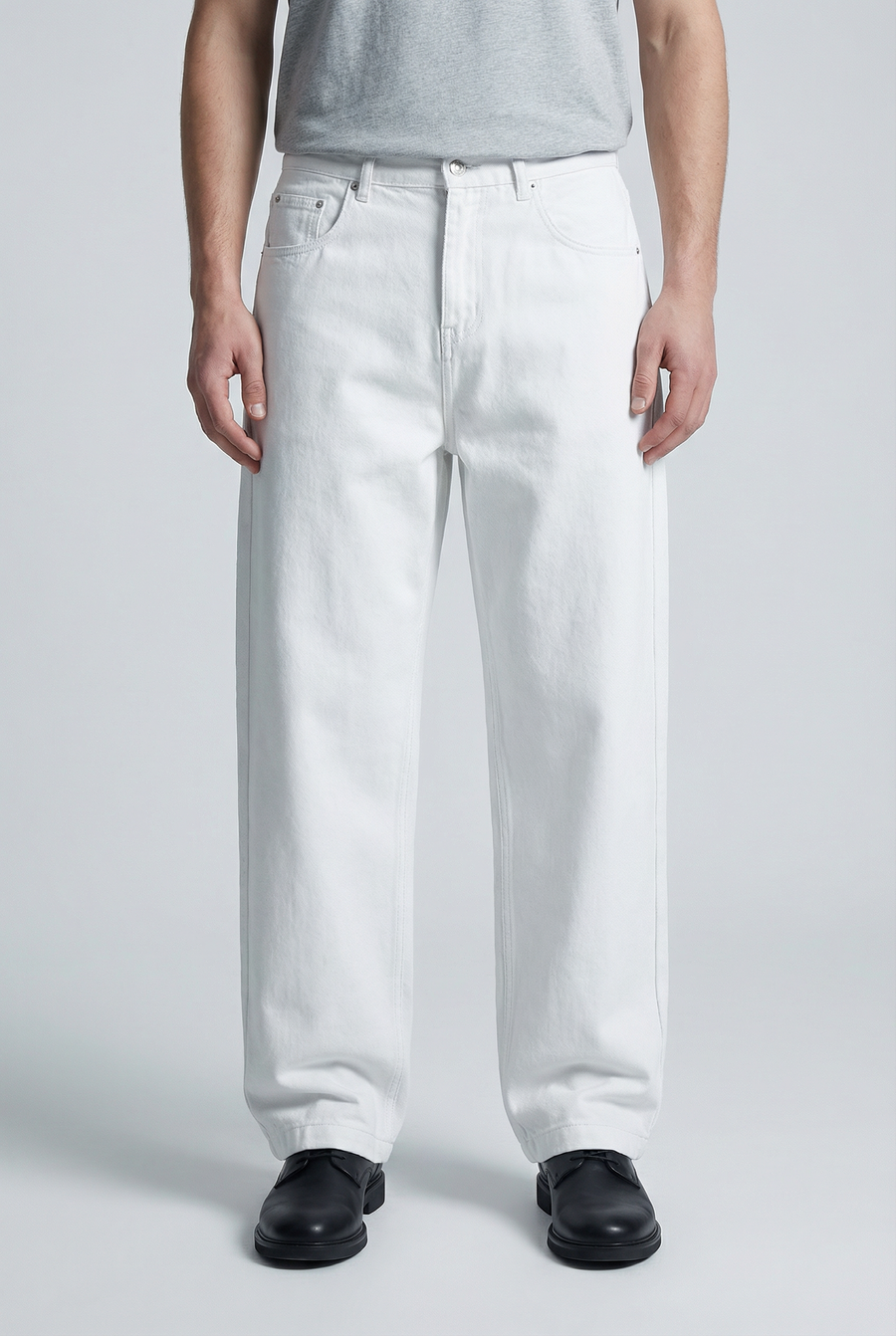 Bone Column Jeans Front view | Weezy