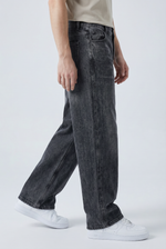 Graphite Grid Jeans Detail view | Weezy