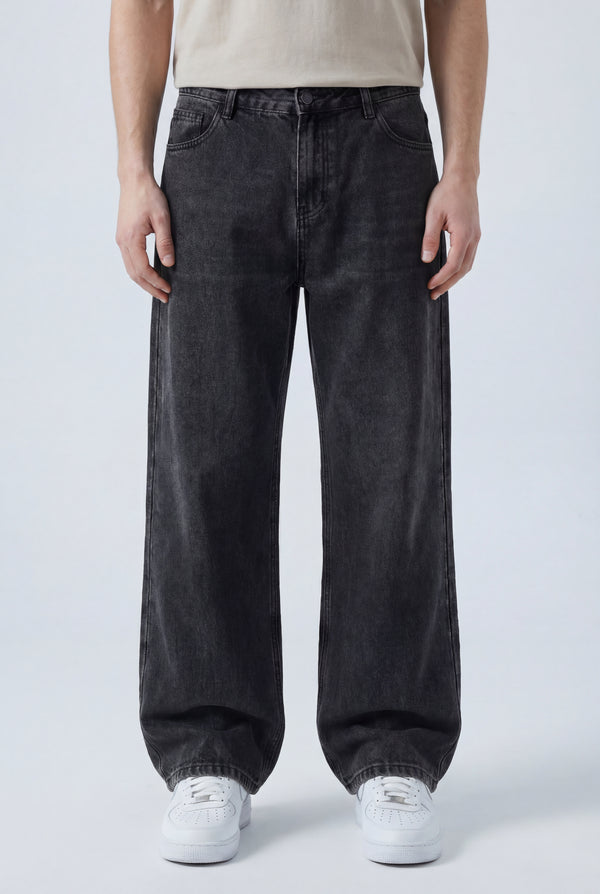 Graphite Grid Jeans Front view | Weezy