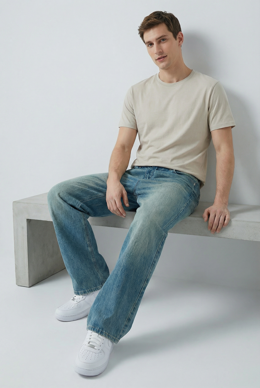 Indigo Drift Jeans Back view | Weezy
