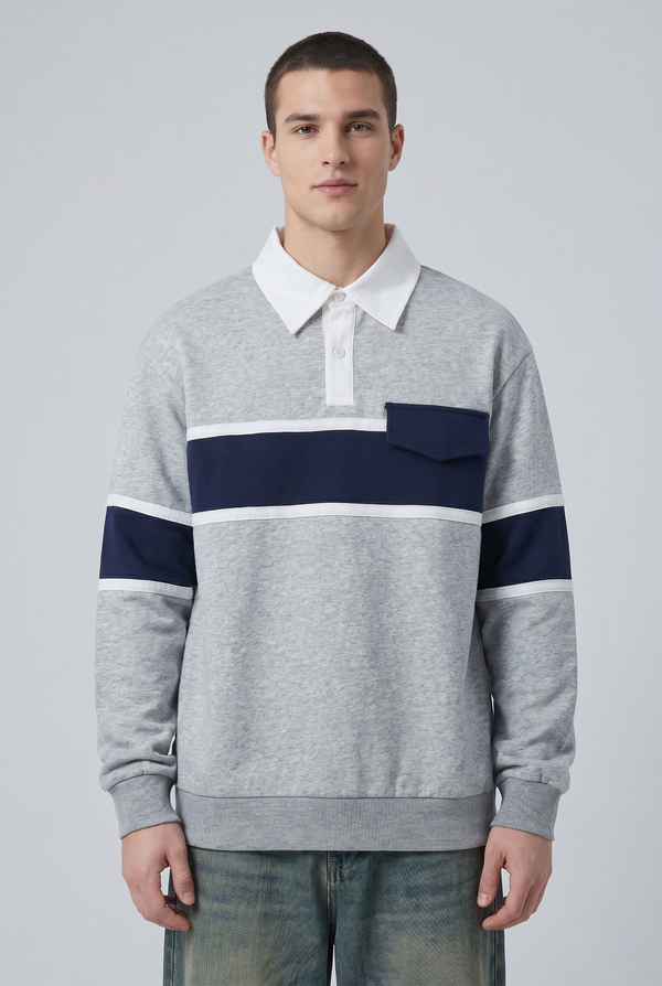 Ash Block Rugby Shirt