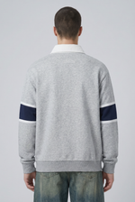 Ash Block Rugby Shirt Back view | Weezy
