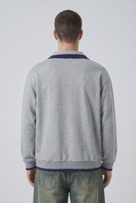 Ash Panel Rugby Shirt Back view | Weezy