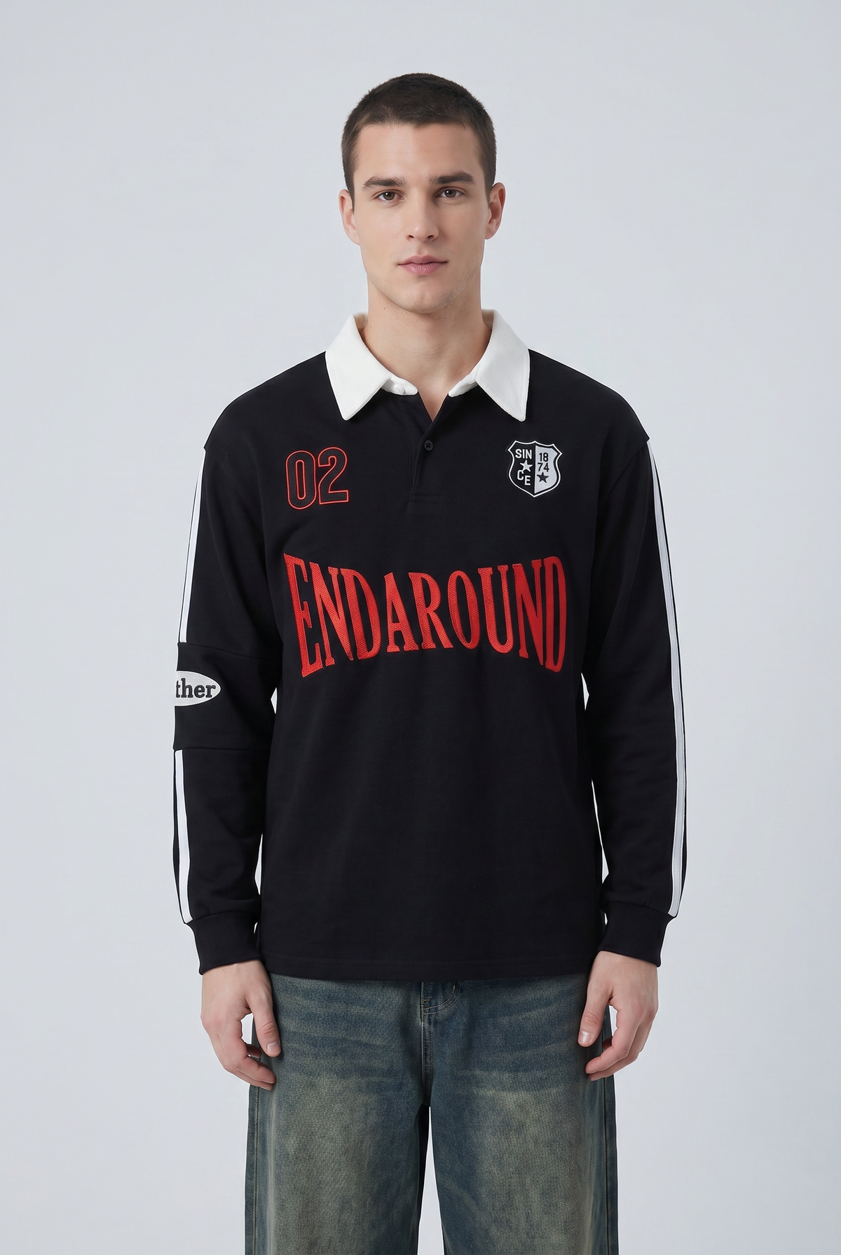 Noir Field Rugby Shirt