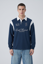 Indigo Academy Rugby Shirt Front view | Weezy
