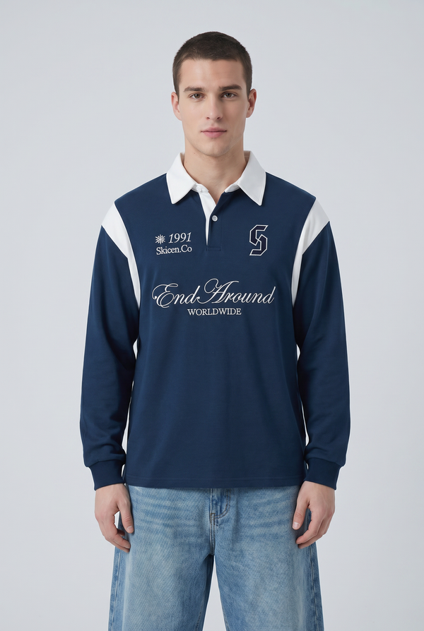 Indigo Academy Rugby Shirt