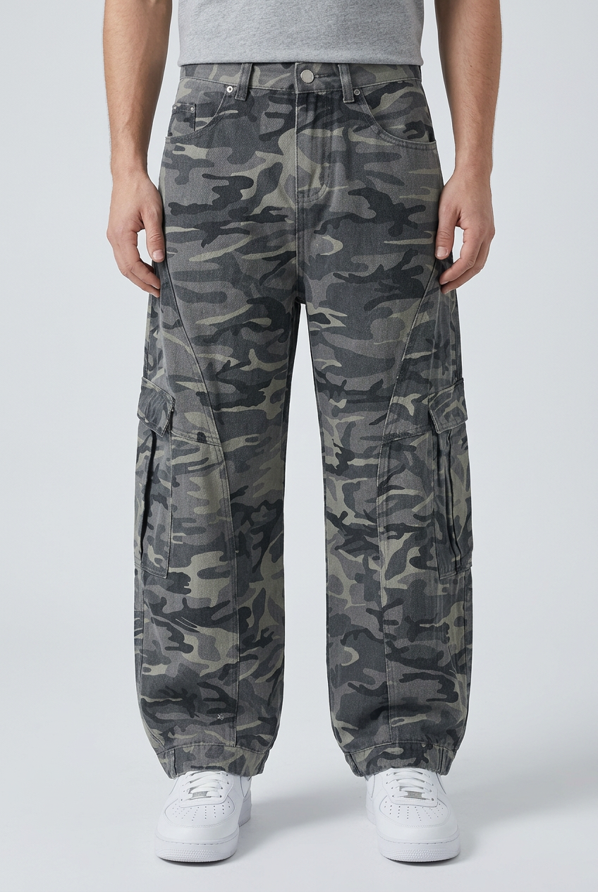 Shadow Modular Cargo Pants Front view | Weezy