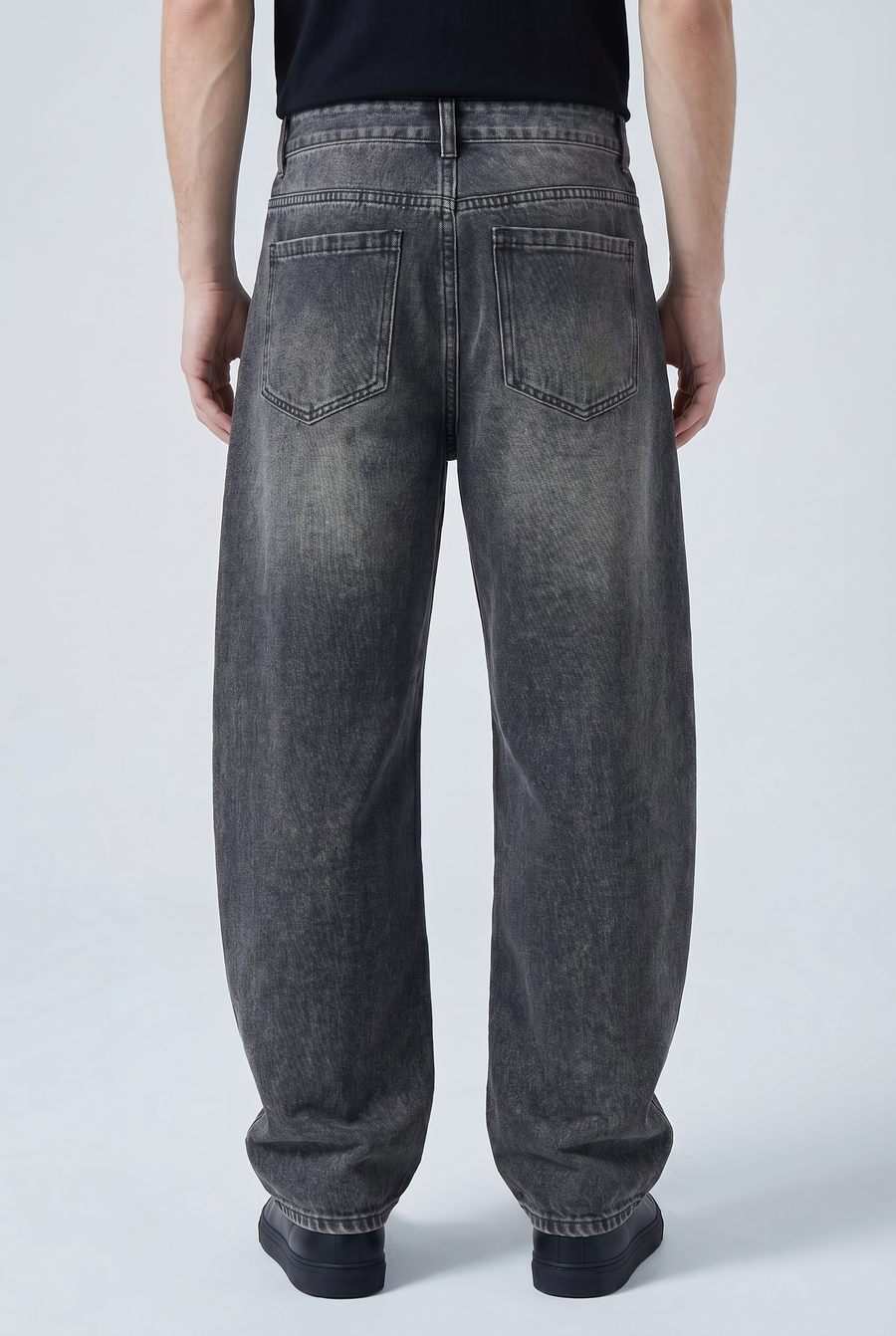 Graphite Arc Jeans Detail view | Weezy