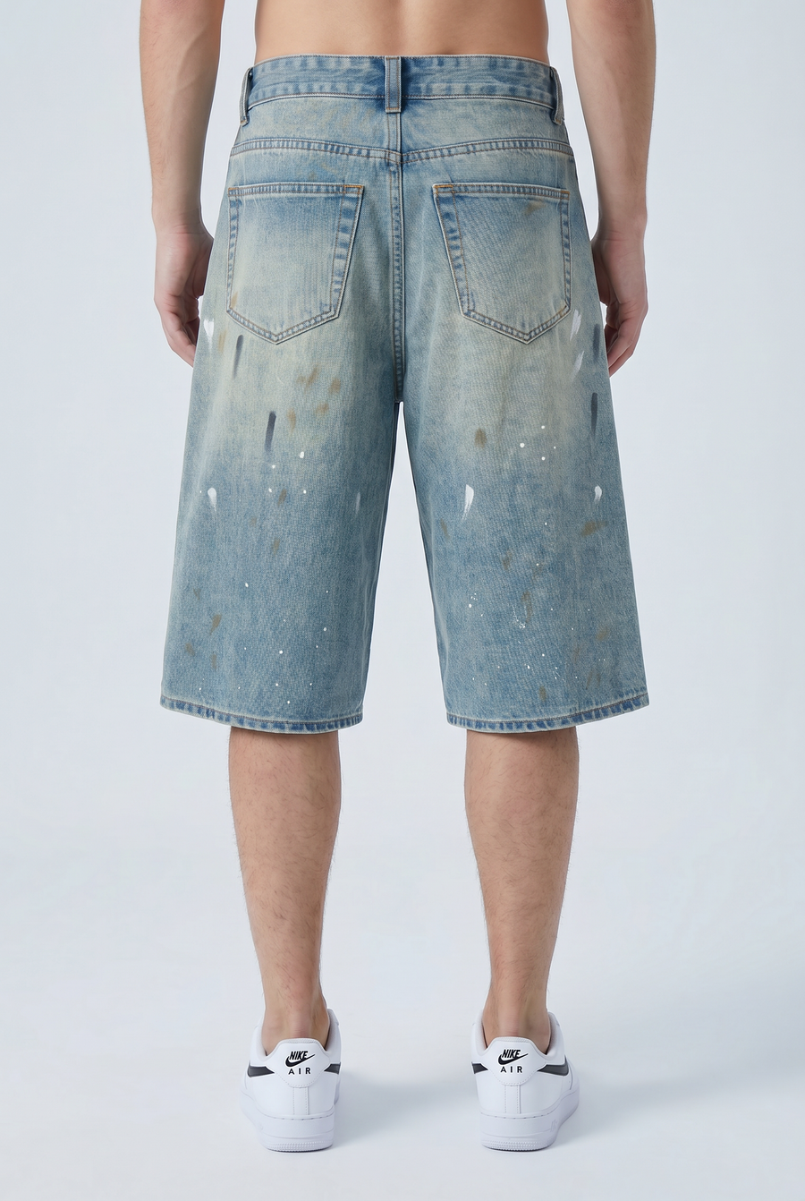Chalk Wreck Jorts Detail view | Weezy