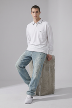Ghost Classic Polo Shirt Side view | Weezy