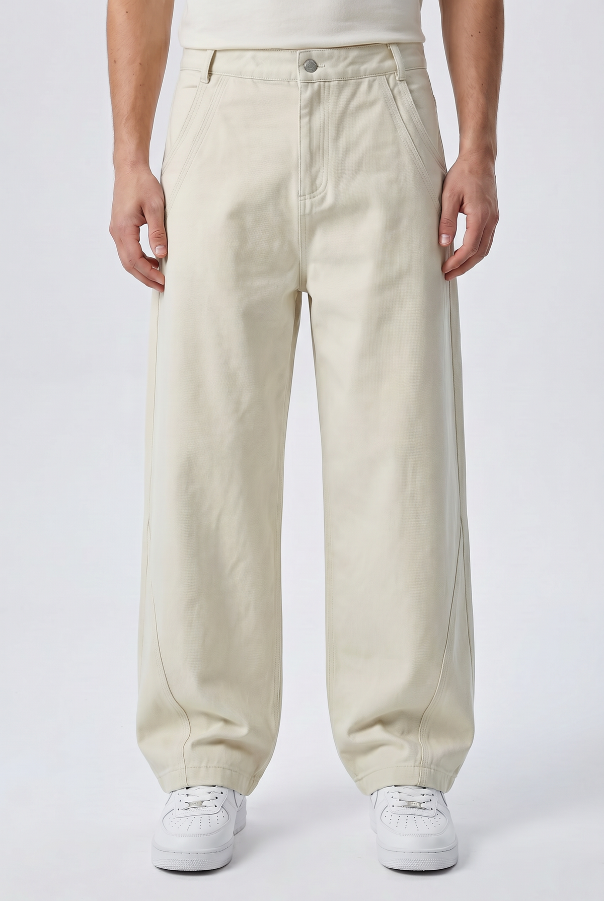Bone Column Trousers