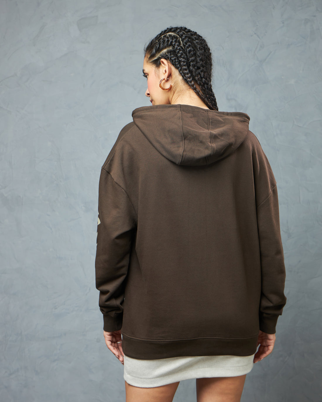 Premium Chocolate Brown Oversized Hoodie