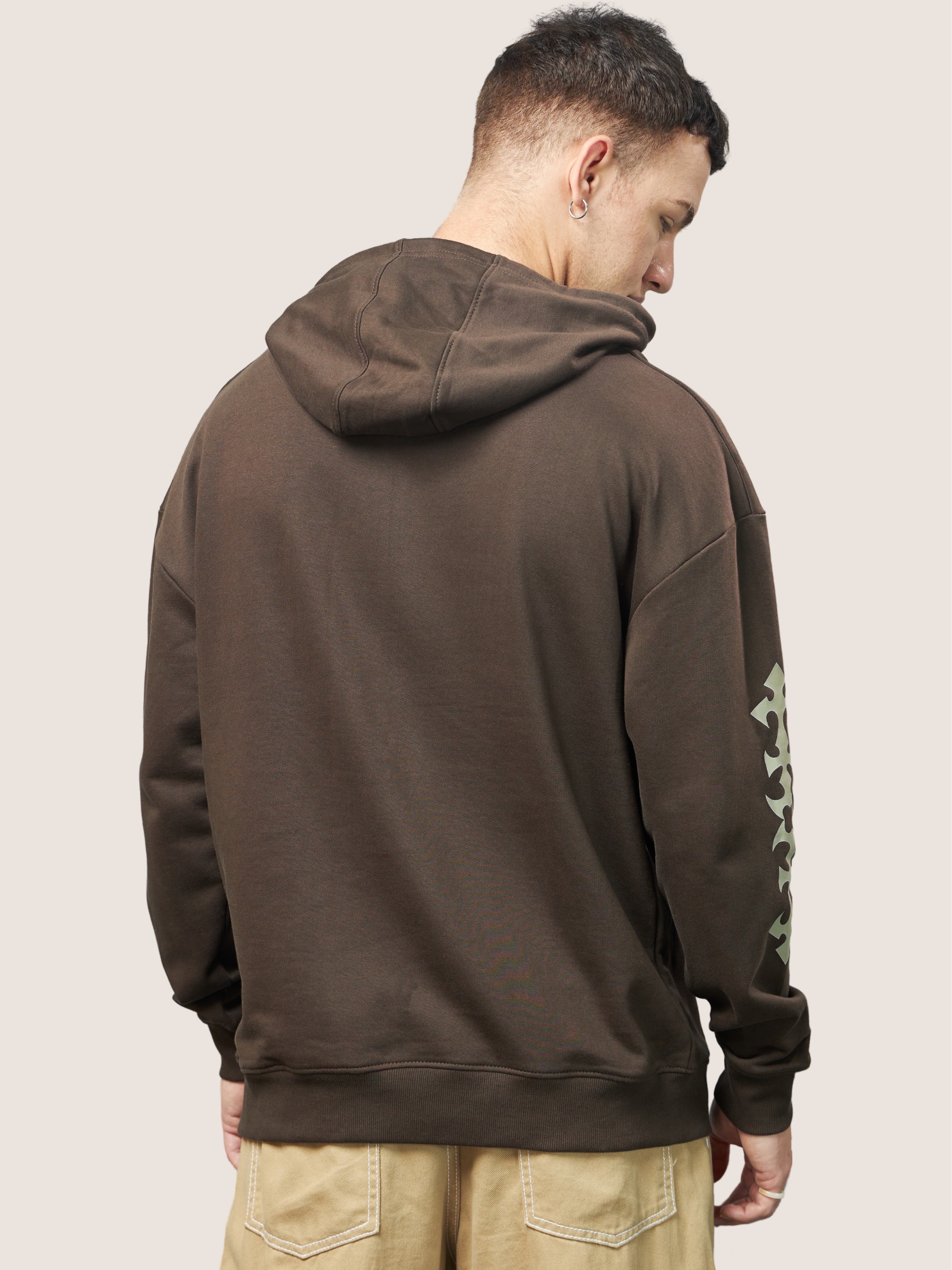 Chocolate Brown Crisis Hoodie