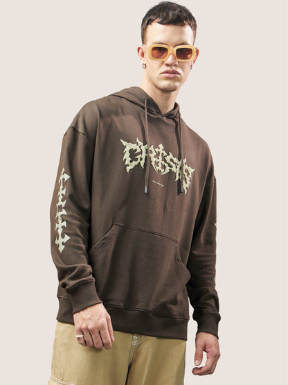 Chocolate Brown Crisis Hoodie