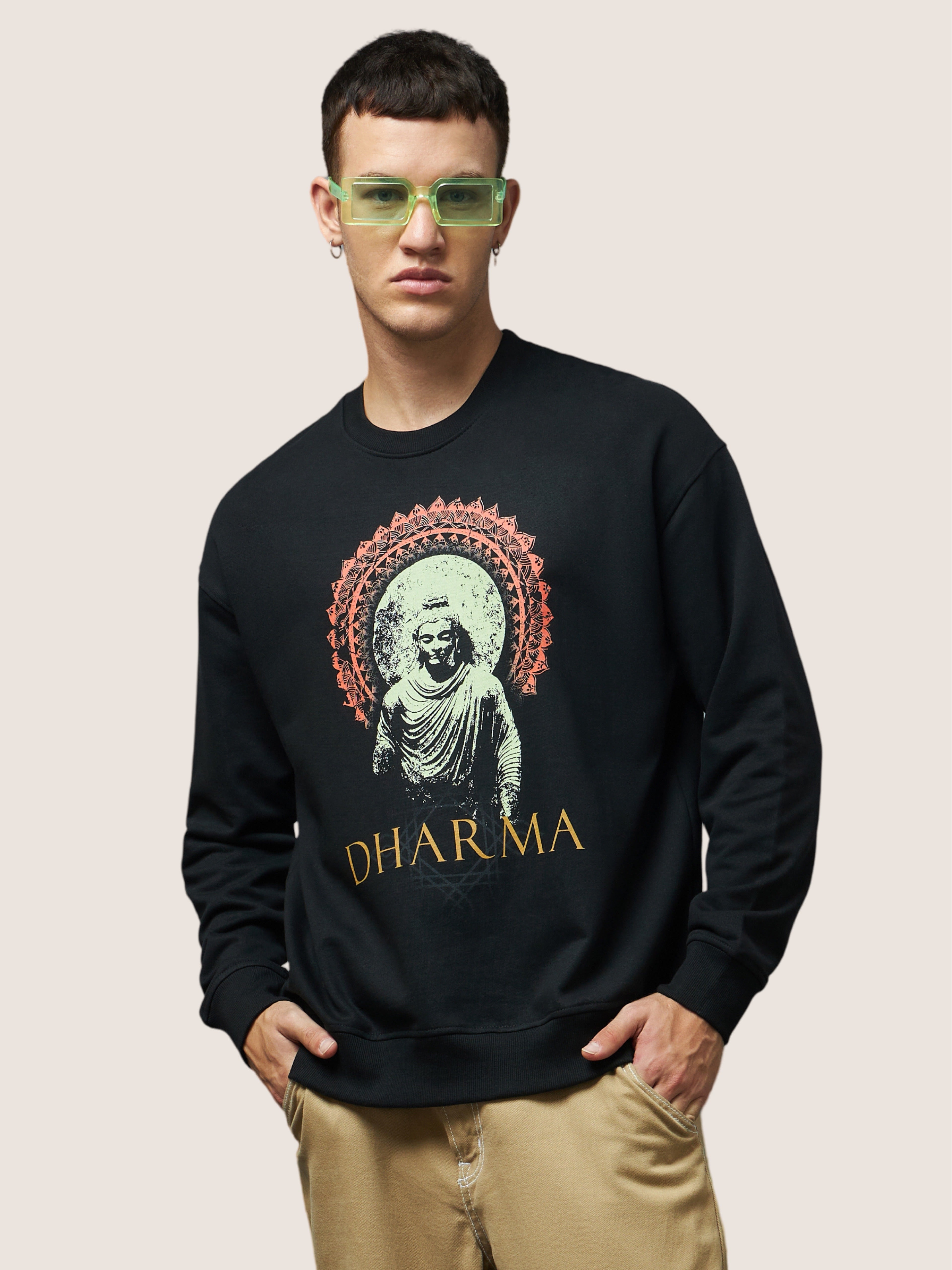Jet Black Dharma Sweatshirt