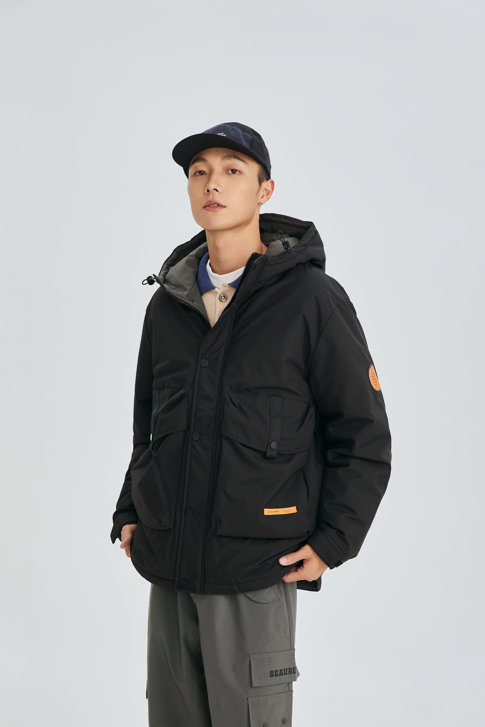 Jet Black Urban Shell Field Jacket