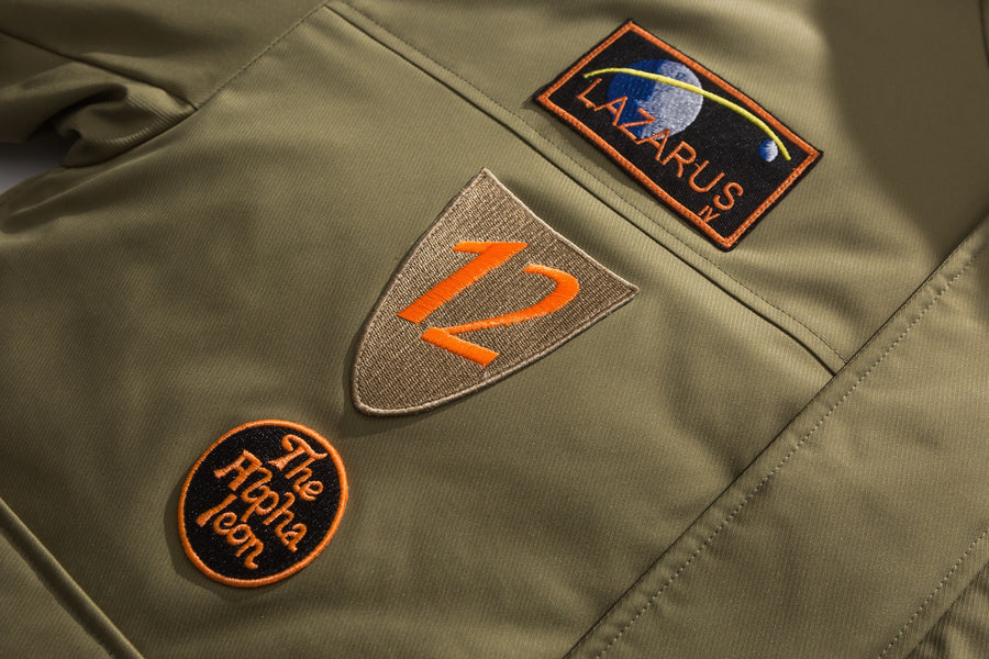 Beige Patch Utility Jacket View 13 | Weezy