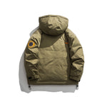 Beige Patch Utility Jacket View 18 | Weezy