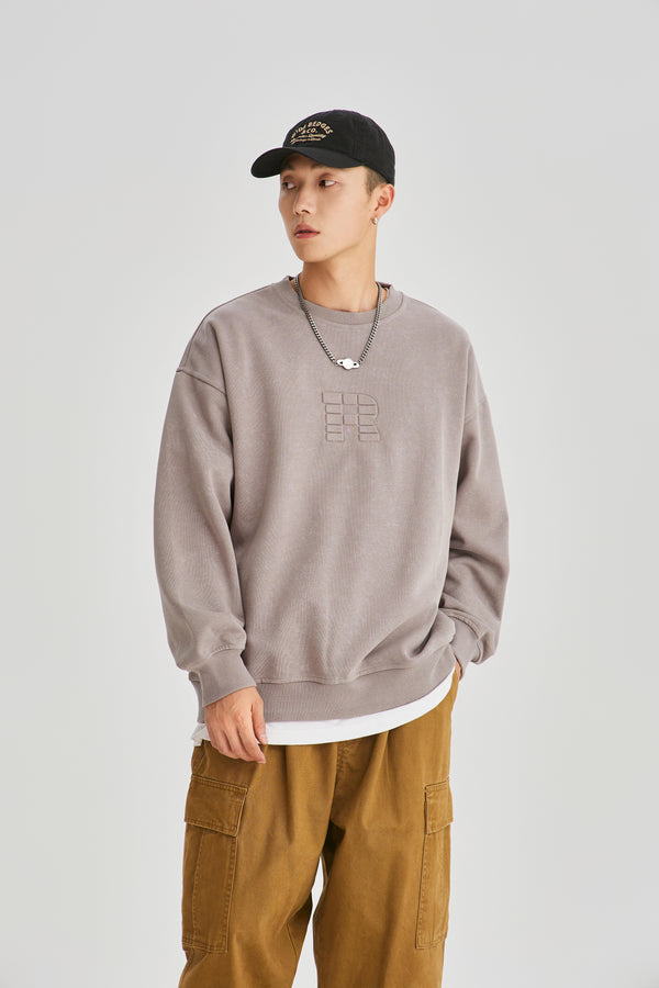 Stone Washed Maple Sweatshirt Front view | Weezy