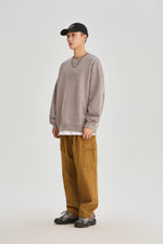 Stone Washed Maple Sweatshirt Model view | Weezy