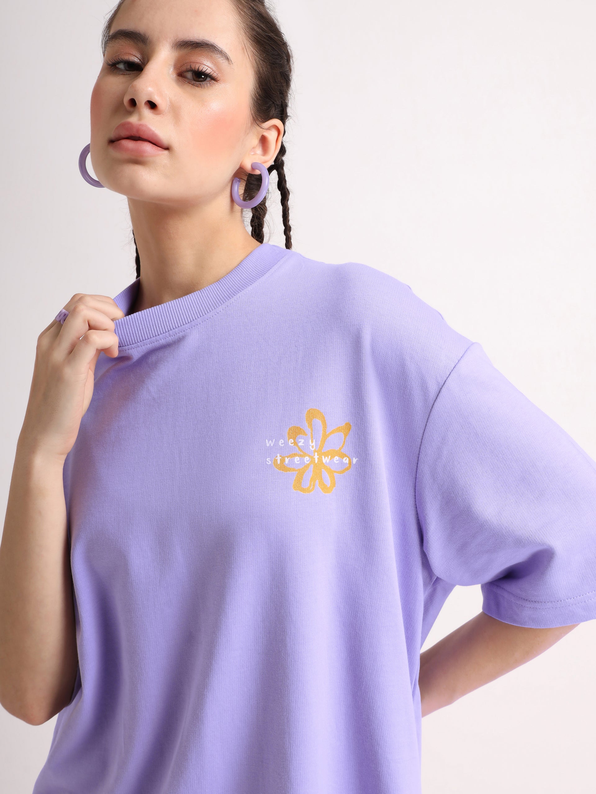 Lilac Not Shakespeare Oversized T-Shirt