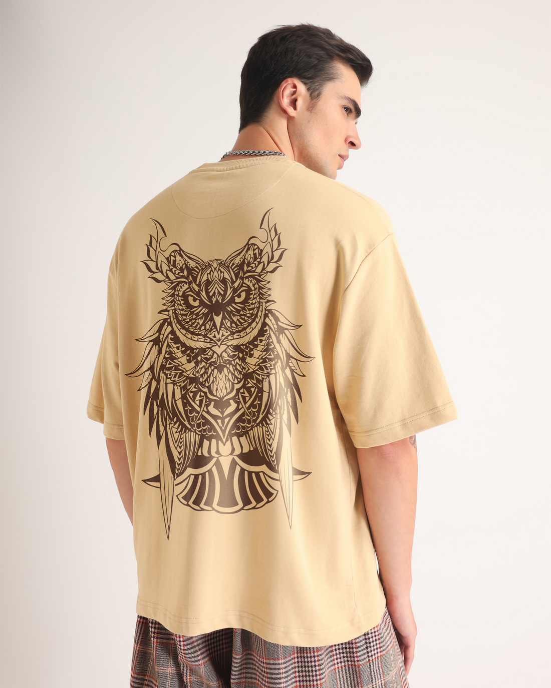 Premium Beige - Nocturnal Oversized T-Shirt