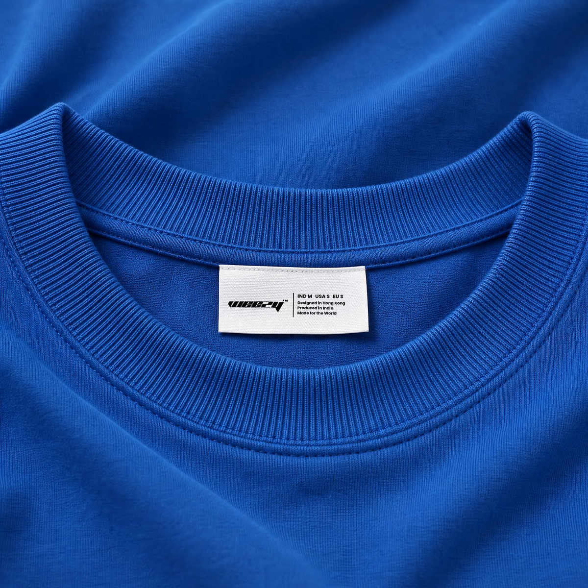 Ribbed crew neck and woven Weezy label of this Whip 2 Hard T-Shirt