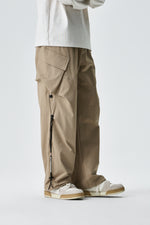 Beige Urban Drifter Utiliity Cargo Pants Lifestyle view | Weezy
