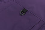 Purple Hooded Cargo Jacket View 16 | Weezy