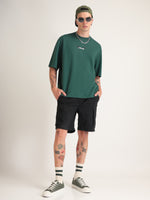 Emerald Green Adversity Angel Oversized T-Shirt Flat lay | Weezy