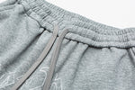 Embroidered Grey Sweatpants View 11 | Weezy