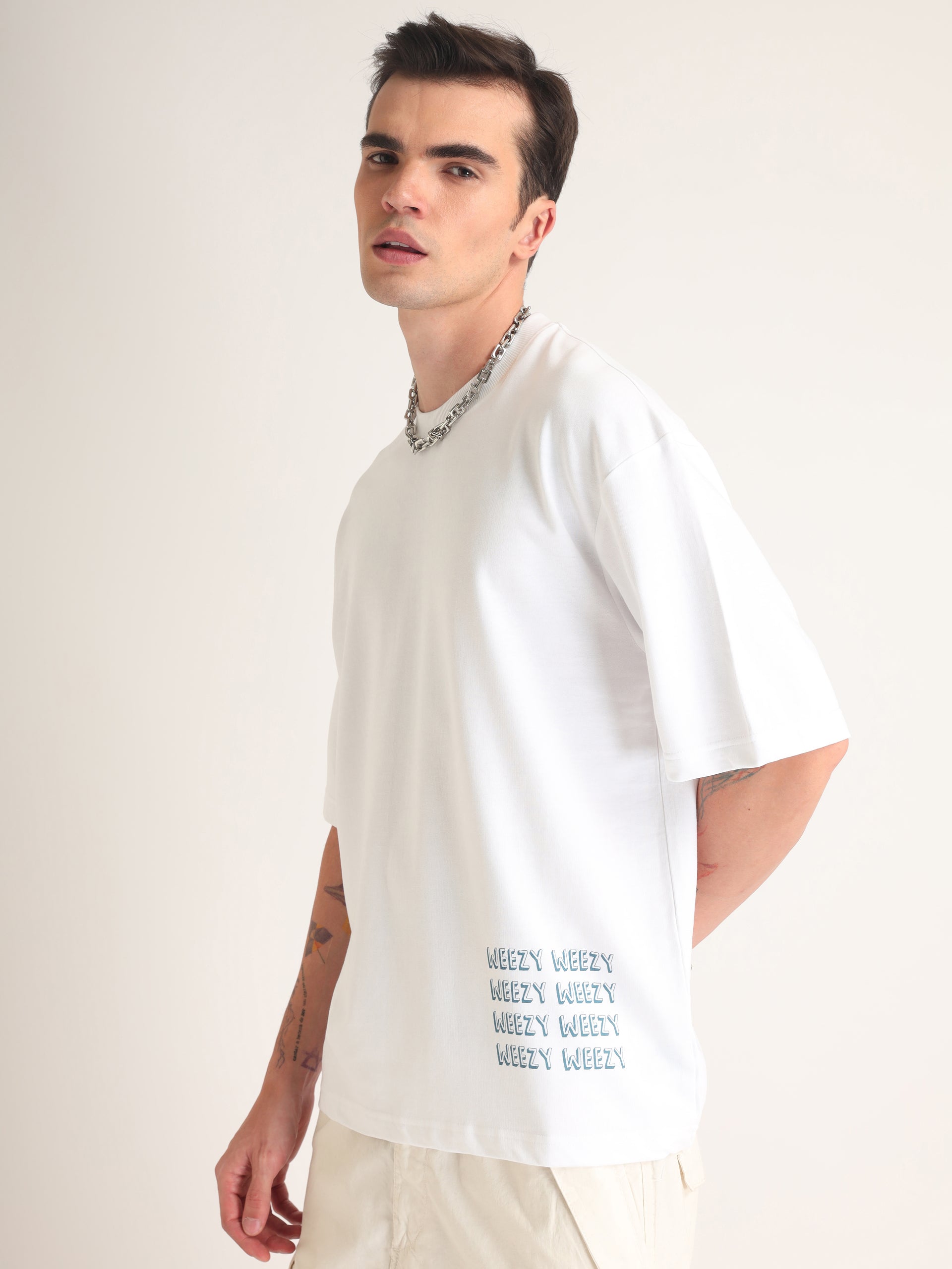 White Beautiful Tomorrow Oversized T-Shirt