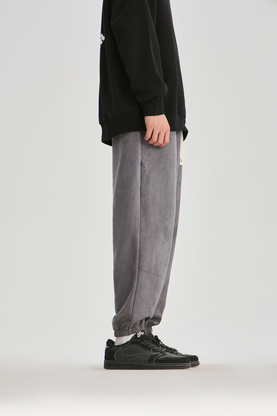 Dark Grey Jogger Pants Lifestyle view | Weezy