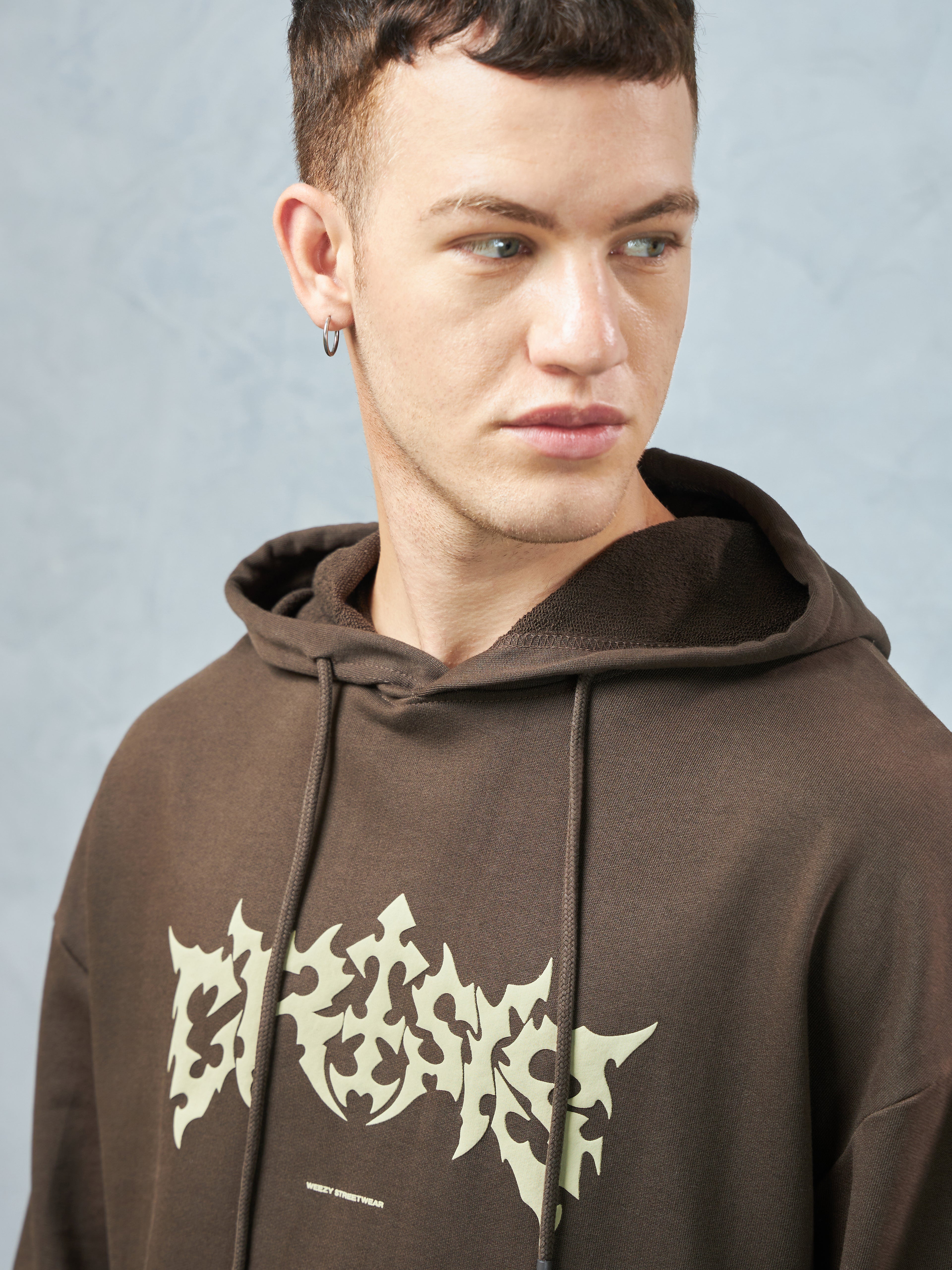 Chocolate Brown Crisis Hoodie