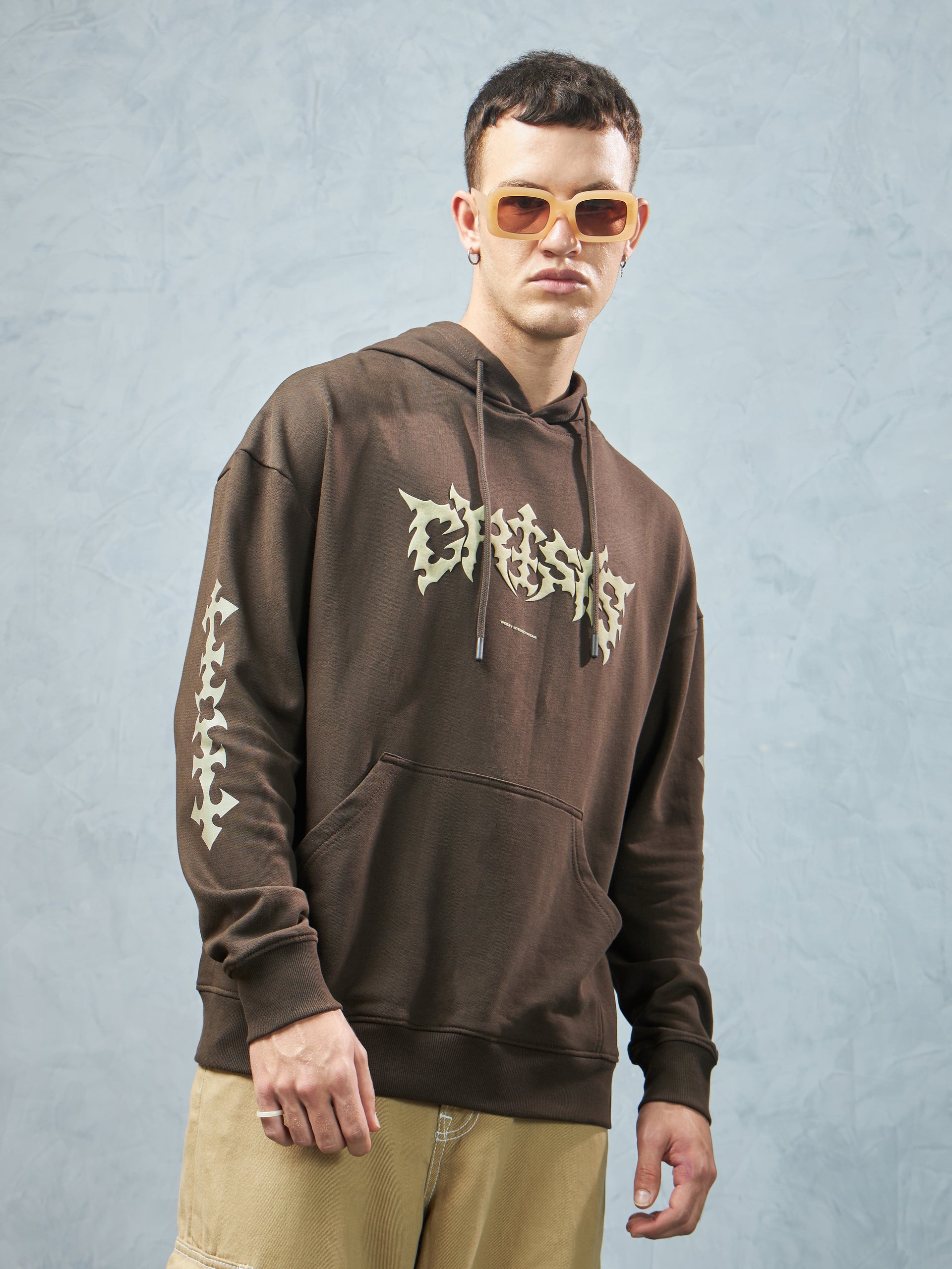 Chocolate Brown Crisis Hoodie