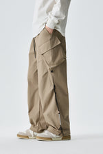 Beige Urban Drifter Utiliity Cargo Pants Side view | Weezy