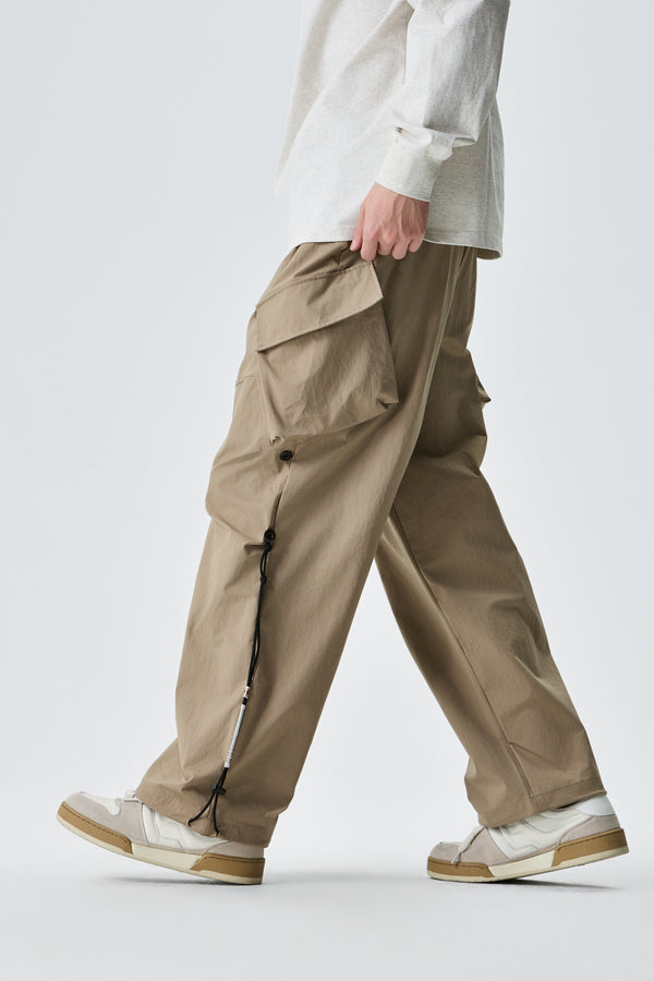 Beige Urban Drifter Utiliity Cargo Pants Front view | Weezy