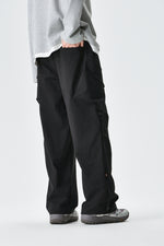 Black Urban Drifter Utility Cargo Pants View 9 | Weezy