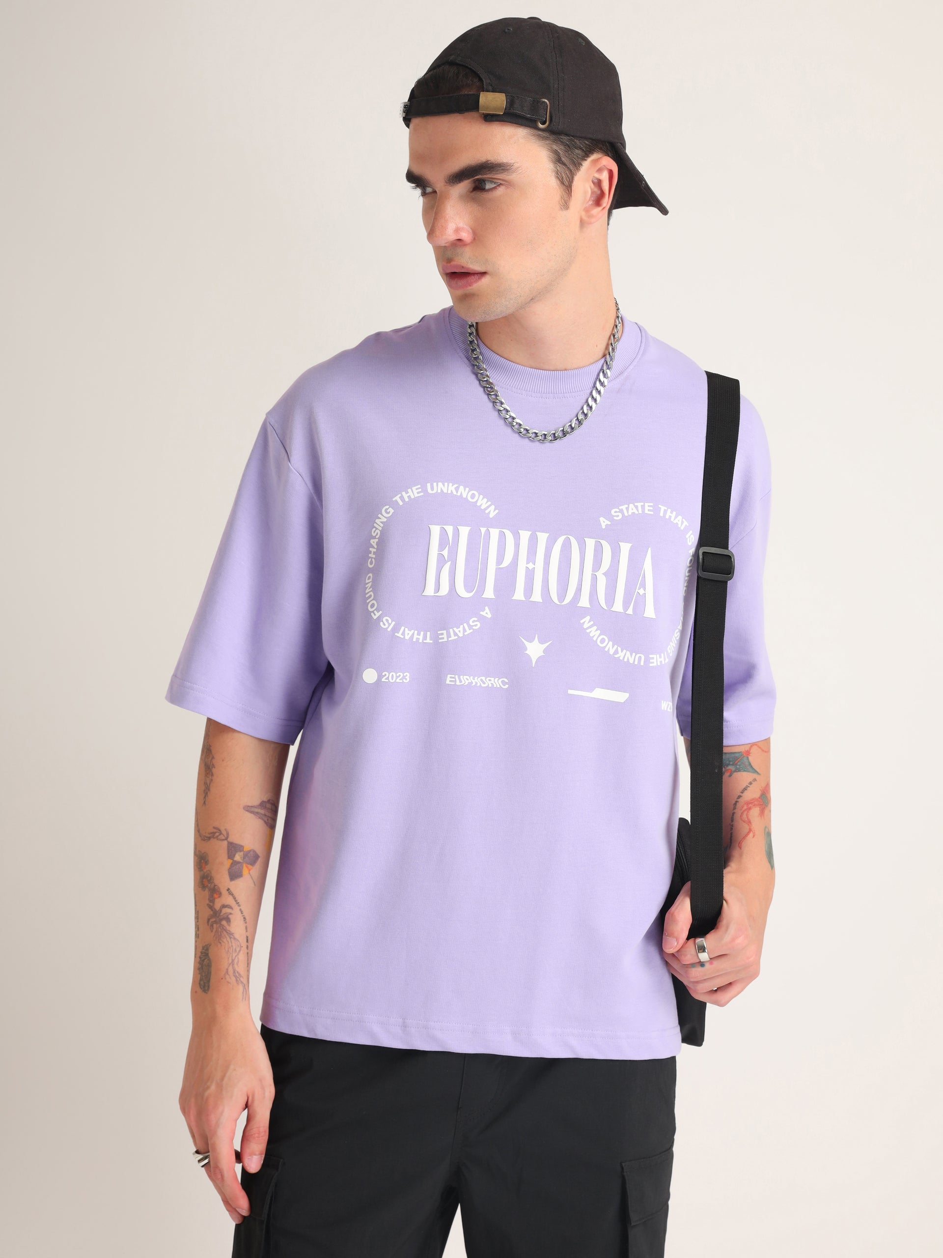 Lilac Euphoria Oversized T-Shirt