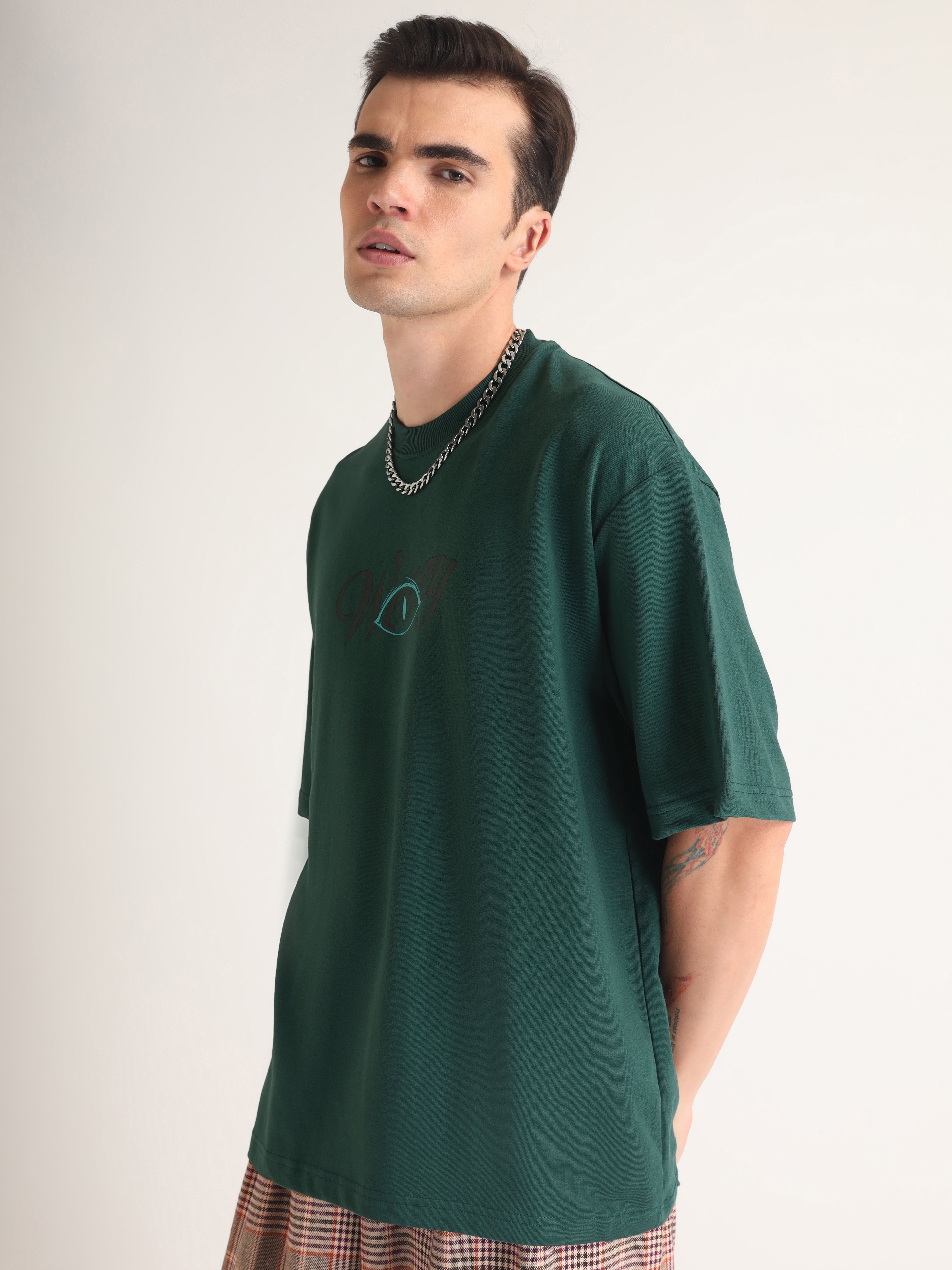 Emerald Green Eyes Chico Oversized T-Shirt