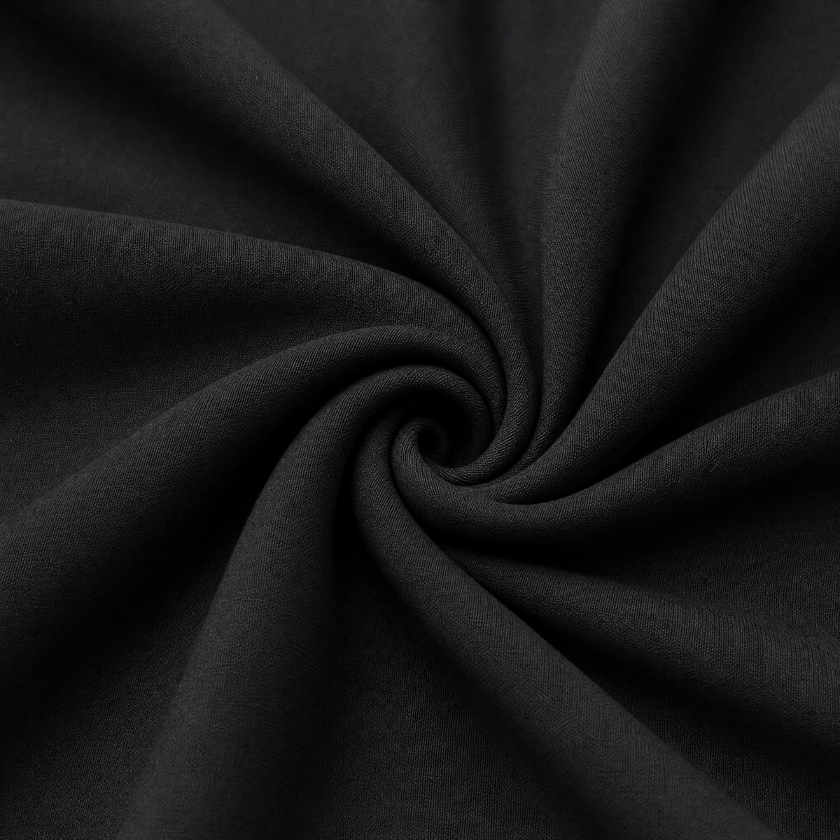 Close up of the fabric of this Jet Black Ridge Utility Parka