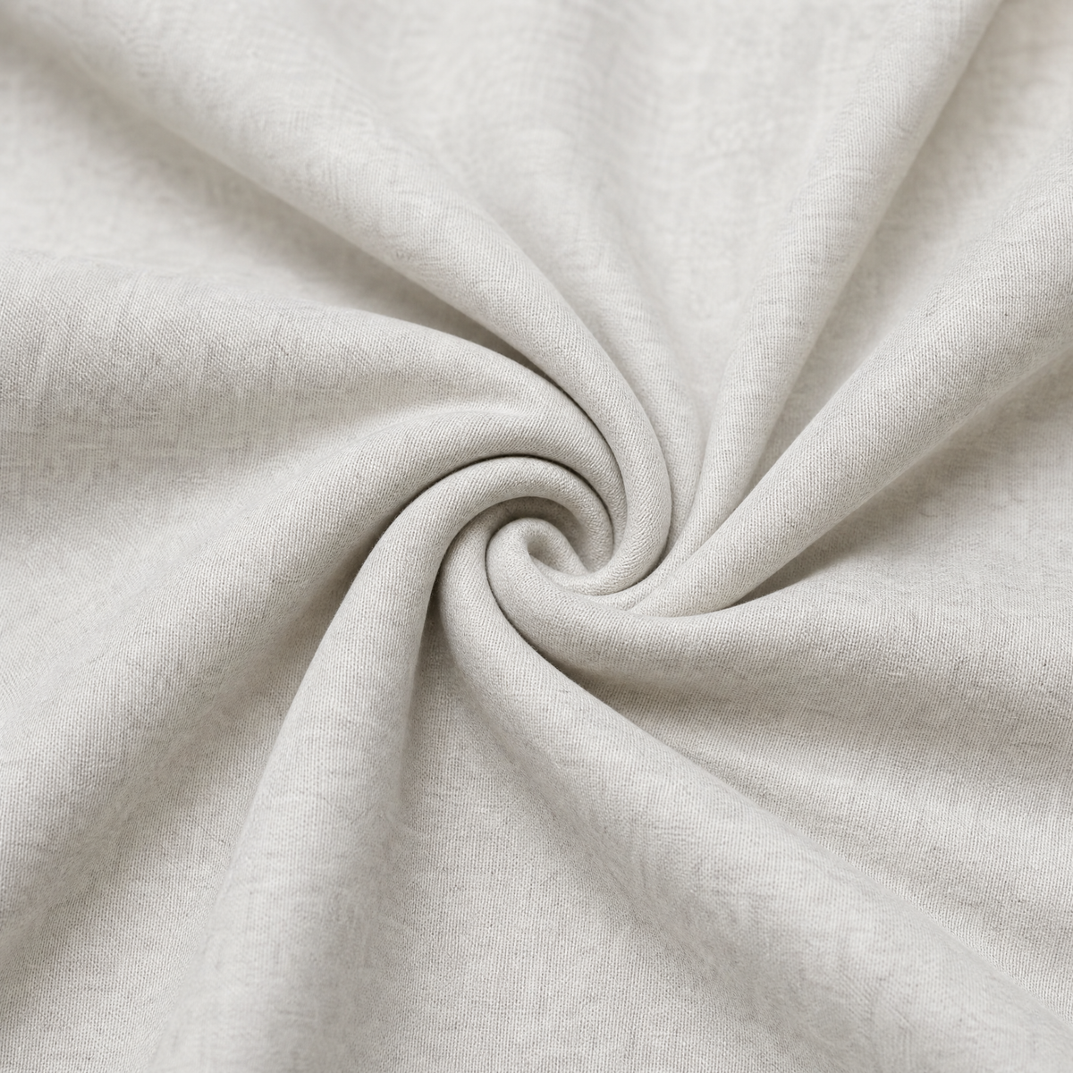 Close up of the fabric of this Relaxed Button Up White Shirt