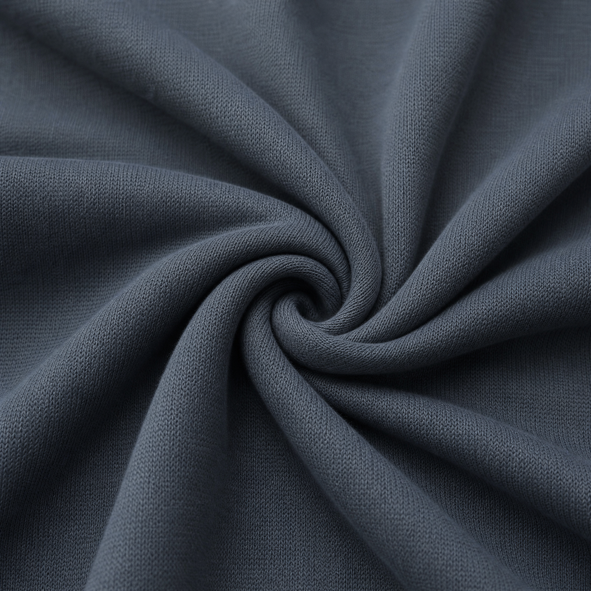 Close up of the fabric of this Cool Grey Senses Sweatshirt