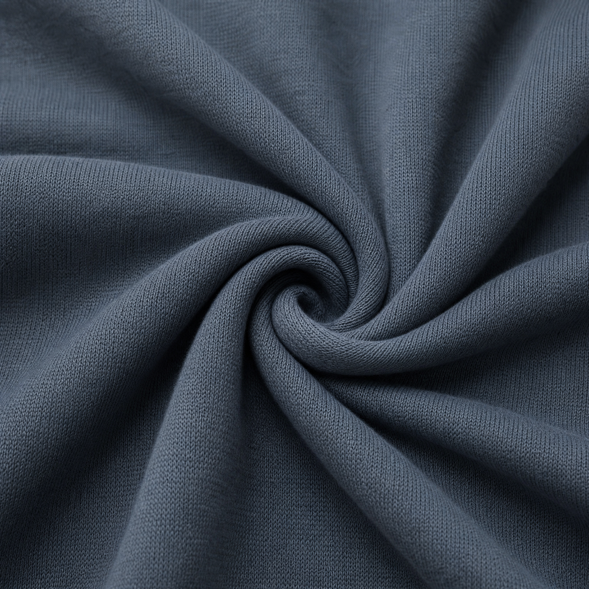 Close up of the fabric of this Cool Grey Without Warning Sweatshirt