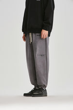Dark Grey Jogger Pants Back view | Weezy