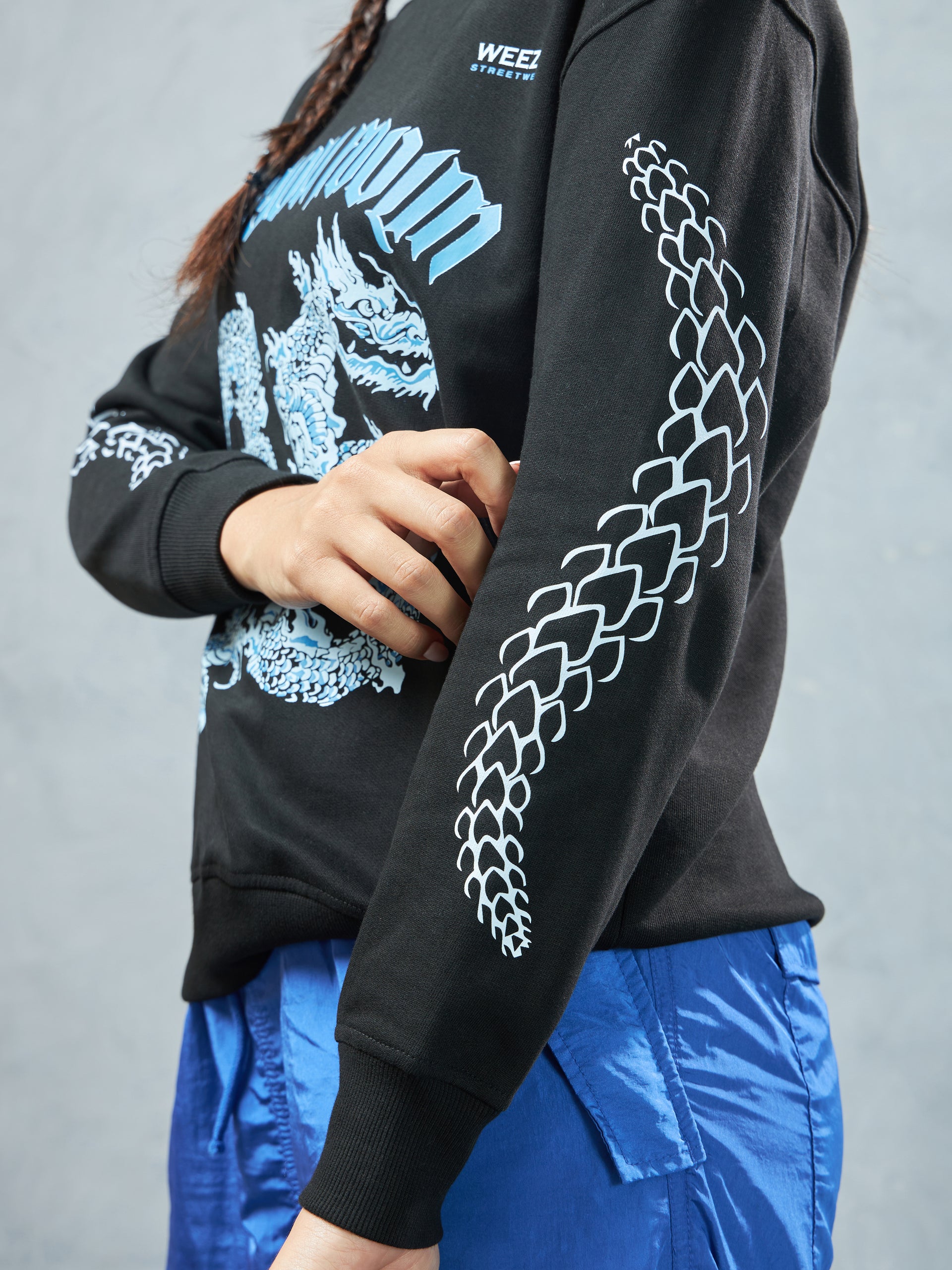 Jet Black Foolin Sweatshirt